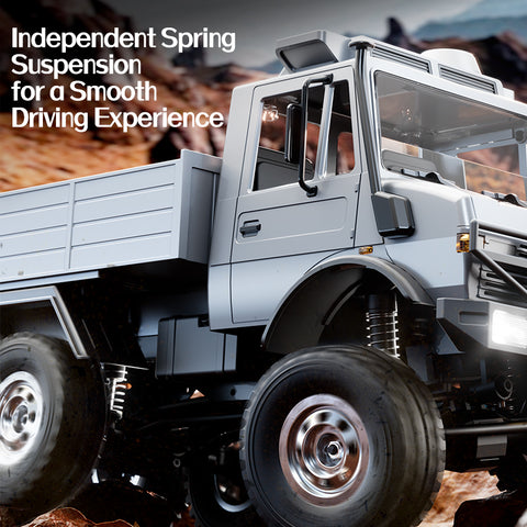 JJRC C8823 1/18 Unimog 6WD RC Car - Off-Road Rescue & Cargo Transport Truck