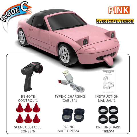 JJRC C8827 1/43 4WD Drift RC Car – Full-Scale Remote Control Model