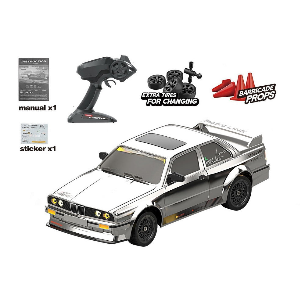 Kamtom DC162A 1/16 4WDドリフトRCカー、50km/h、ESP Gyro、LEDライト