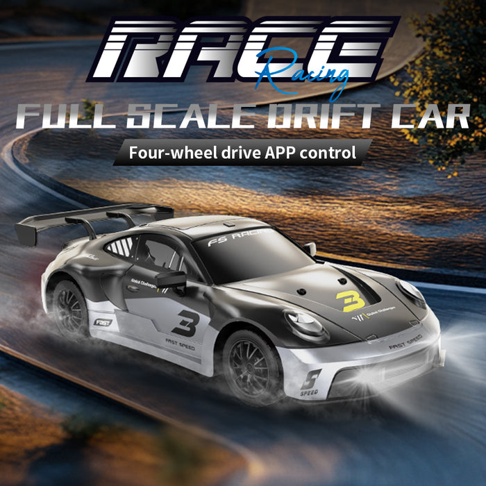 KFPLAN KF28 1/16 SCALE 4WD Drift Car me guaskë PVC me tension të lartë dhe bateri 800mAh