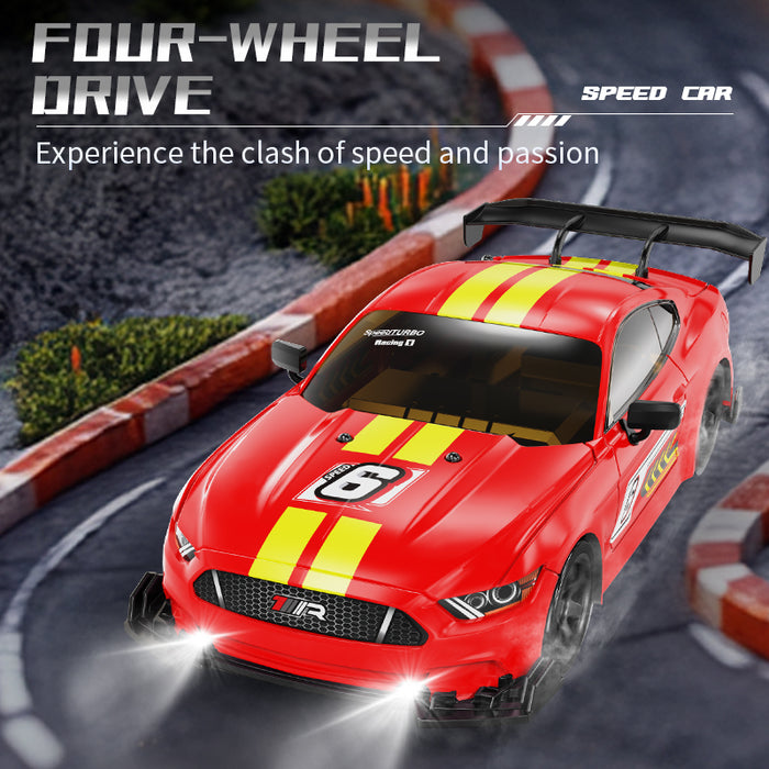 KFPLAN KF28 1/16 SCALE 4WD Drift Car me guaskë PVC me tension të lartë dhe bateri 800mAh