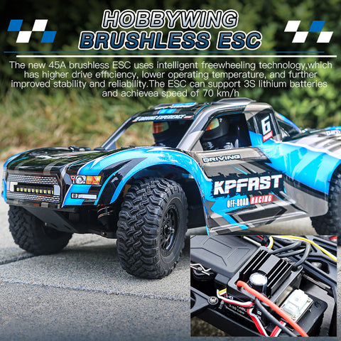 KFPLAN KF17 1/12 RC Rally Truck - 3S Brushless Beast, Hits 60km/h