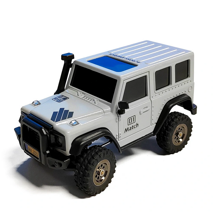 LDARC X43 Mini Rock Crawler - 1/43 Scale Full-Time 4WD RC Car, RTR Desktop Off-Roader - Makerfire