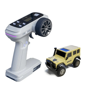 LDARC X43 Mini Rock Crawler - 1/43 Scale Full-Time 4WD RC Car, RTR Desktop Off-Roader - Makerfire