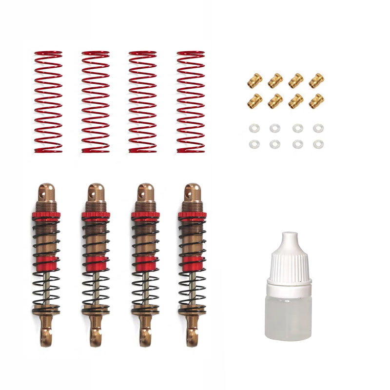 LDRC 1/18 RC Car Metal Oil-Filled Shock Absorber Set - for 18499 / 18401