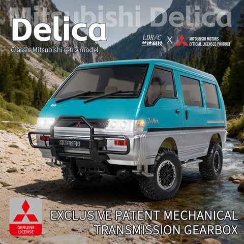 LDRC LD1296 1/12 2.4G Mitsubishi Delica Dual-Speed RC Car