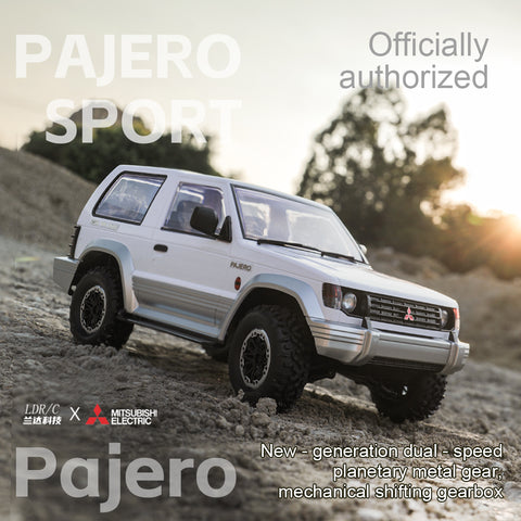LDRC LD1297S 1/14 Mitsubishi Pajero Licensed RC Car – 2-Speed Gearbox, 4WD Off-Road SUV, 380 Motor, 15km/h, 7.4V 1500mAh Battery