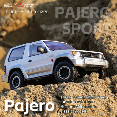 LDRC LD1297S 1/14 Mitsubishi Pajero Licensed RC Car – 2-Speed Gearbox, 4WD Off-Road SUV, 380 Motor, 15km/h, 7.4V 1500mAh Battery