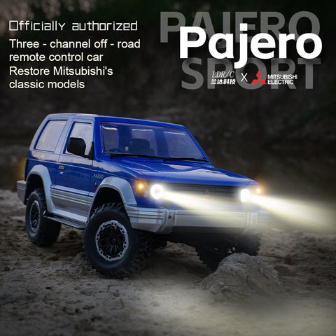 LDRC LD1297S 1/14 Mitsubishi Pajero Licensed RC Car – 2-Speed Gearbox, 4WD Off-Road SUV, 380 Motor, 15km/h, 7.4V 1500mAh Battery