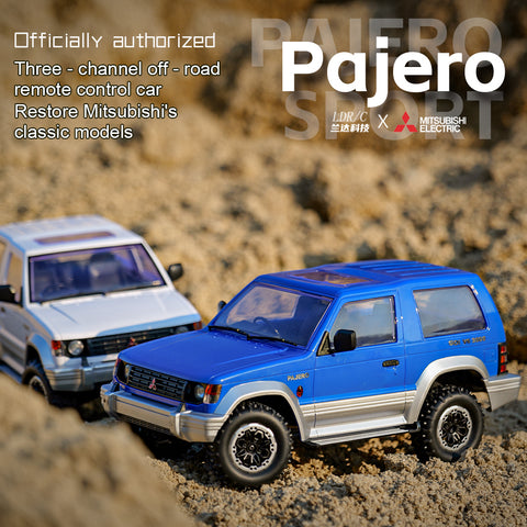 LDRC LD1297S 1/14 Mitsubishi Pajero Licensed RC Car – 2-Speed Gearbox, 4WD Off-Road SUV, 380 Motor, 15km/h, 7.4V 1500mAh Battery