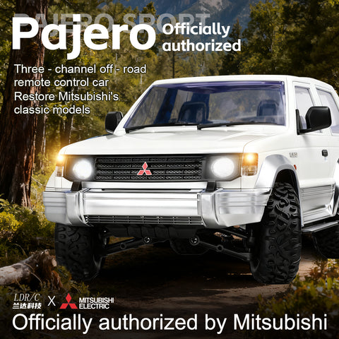 LDRC LD1297S 1/14 Mitsubishi Pajero Licensed RC Car – 2-Speed Gearbox, 4WD Off-Road SUV, 380 Motor, 15km/h, 7.4V 1500mAh Battery