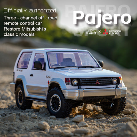 LDRC LD1297S 1/14 Mitsubishi Pajero Licensed RC Car – 2-Speed Gearbox, 4WD Off-Road SUV, 380 Motor, 15km/h, 7.4V 1500mAh Battery