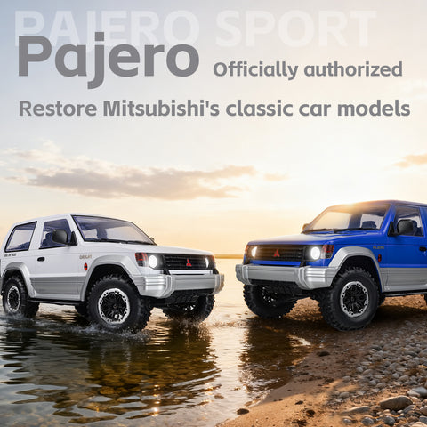 LDRC LD1297S 1/14 Mitsubishi Pajero Licensed RC Car – 2-Speed Gearbox, 4WD Off-Road SUV, 380 Motor, 15km/h, 7.4V 1500mAh Battery