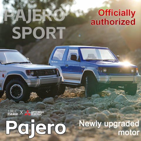 LDRC LD1297S 1/14 Mitsubishi Pajero Licensed RC Car – 2-Speed Gearbox, 4WD Off-Road SUV, 380 Motor, 15km/h, 7.4V 1500mAh Battery