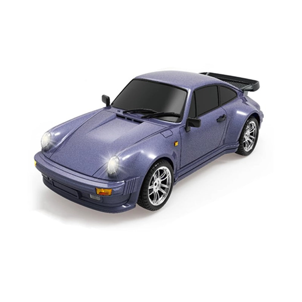 LDRC LD1898 1/18 GTR RWD RC Drift Car - 2.4GHz 3CH, Gyro, Metal Shell, 150 Motor (Blue/Purple)
