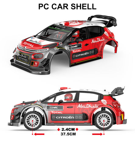 MJX Hyper Go 7303 1/7 Brushless RC Rally Car Final Stable Version - 60KM/H WRC C3 Replica