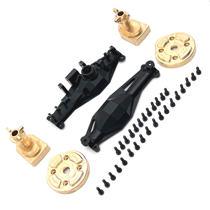 MJX Hyper Go H12Y/H12Y+ Upgrade Kit Rear axle housing Brass rear cup Door axle cover