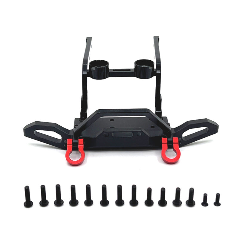 MJX Hyper Go H12Y / H12Y+ CNC Aluminum Front Bumper – Heavy-Duty Upgrade Kit (Red, Black, Silver)