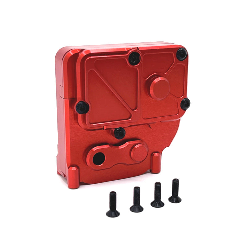 MJX Hyper Go H12Y/H12Y+ Upgrade Kit - CNC Aluminum Gearbox – Red/Black/Silver