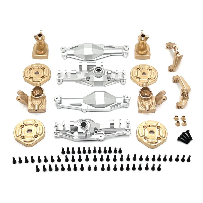 MJX Hyper Go H12Y+/H12Y Metal Upgrade Kit – Brass, C-Hubs & Aluminum Axles
