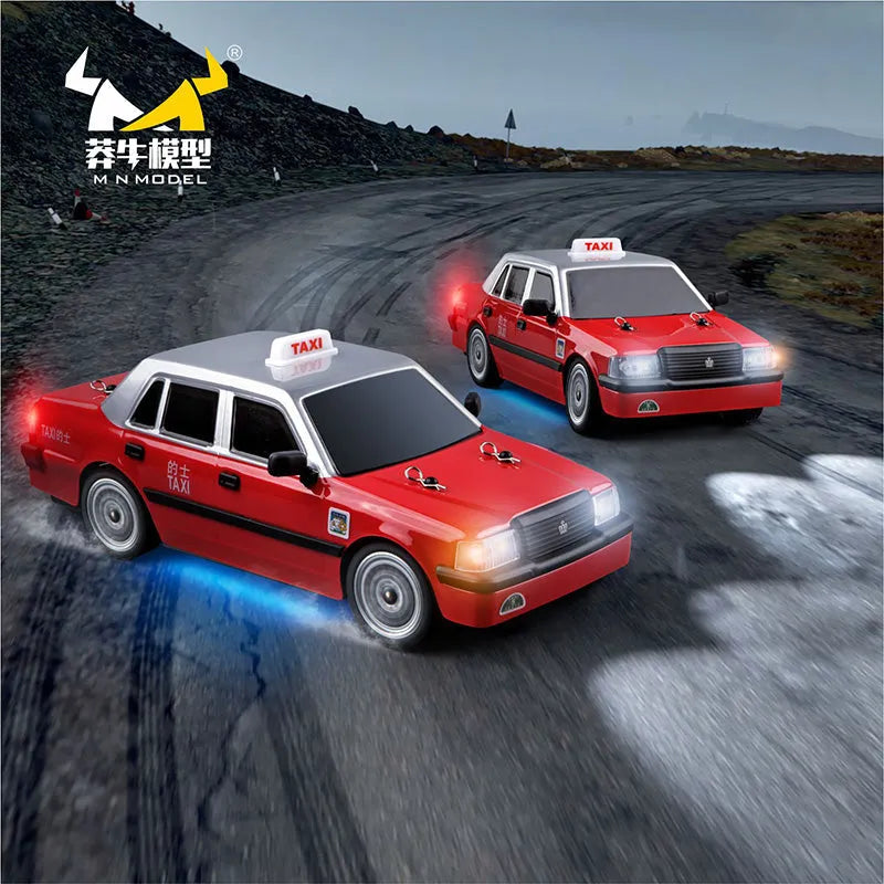 MNRC MN38 1/16 35km/h Drift Remote Control Model Car (Hongkong Taxi Model) - Makerfire