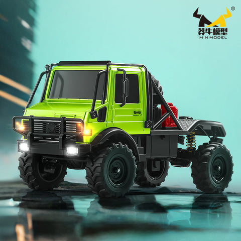 MN Model MN-333 1/18 Unimog U4000 RC Rock Crawler – Full Metal Body 4WD 2.4GHz RTR