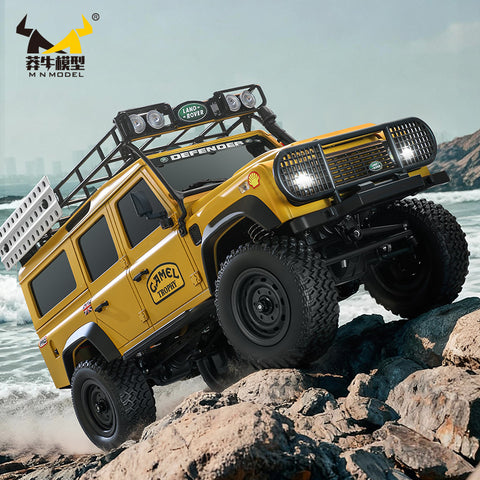 MNRC M111C 1/18 4WD RC Rock Crawler – Caminhão off-road RTR de 2,4 GHz com eixos de portal & Luzes LED