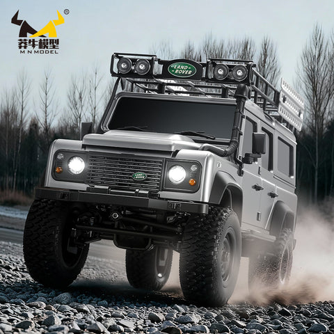 MNRC M111C 1/18 4WD RC Rock Crawler – Caminhão off-road RTR de 2,4 GHz com eixos de portal & Luzes LED