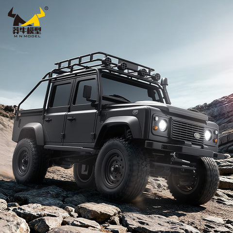 MNRC M111C 1/18 4WD RC Rock Crawler – Caminhão off-road RTR de 2,4 GHz com eixos de portal & Luzes LED