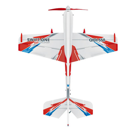 QIDI-550 SWIFT-ONE Sky Challenger 505mm Wingspan 2.4GHz 6CH EPP RC Airplane Glider with 6-axis Gyro 3D/6G Switchable One Key Hanging - Makerfire