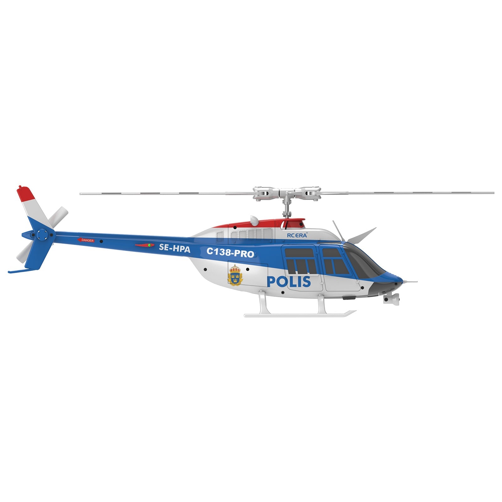 RC ERA C138 Pro Bell 206 - 3D Flybarless Brushless 6CH RTF RC Helicopter