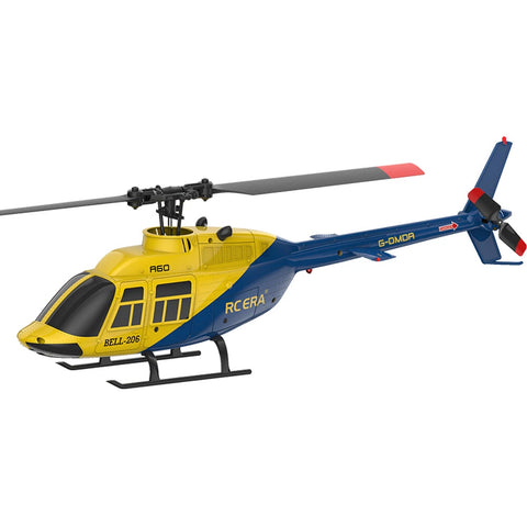 RC ERA A60 Mini Bell-206 1:42 Scale Flybarless RC Helicopter - 2.4G 4CH Altitude Hold & Optical Flow RTF