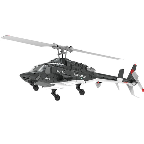 RC ERA A61 Airwolf 1:53 Flybarless RC Helicopter - 2.4G 4CH Altitude Hold with Optical Flow (RTF)