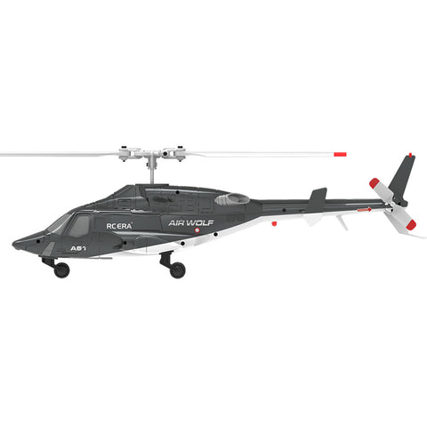 RC ERA A61 Airwolf 1:53 Flybarless RC Helicopter - 2.4G 4CH Altitude Hold with Optical Flow (RTF)