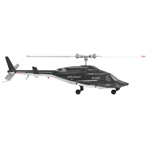 RC ERA A61 Airwolf 1:53 Flybarless RC Helicopter - 2.4G 4CH Altitude Hold with Optical Flow (RTF)
