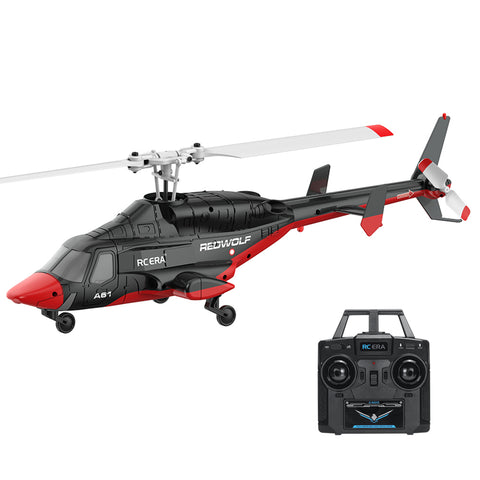 RC ERA A61 Airwolf 1:53 Flybarless RC Helicopter - 2.4G 4CH Altitude Hold with Optical Flow (RTF)