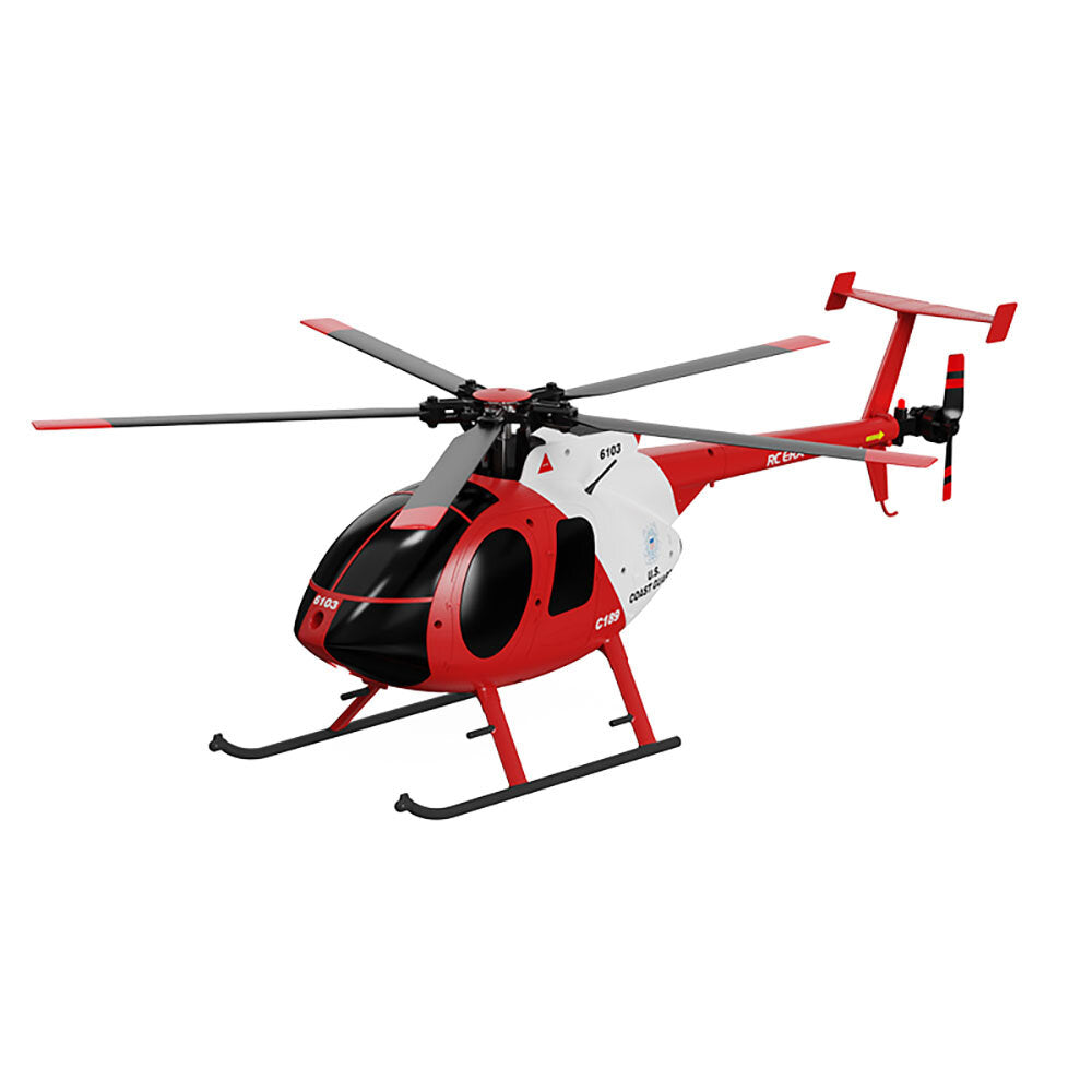 RC ERA C189 MD500 2.4G 4CH 1:28 UAV Altitude Hold Single Blade Flybarless RC Helicopter RTF - Makerfire