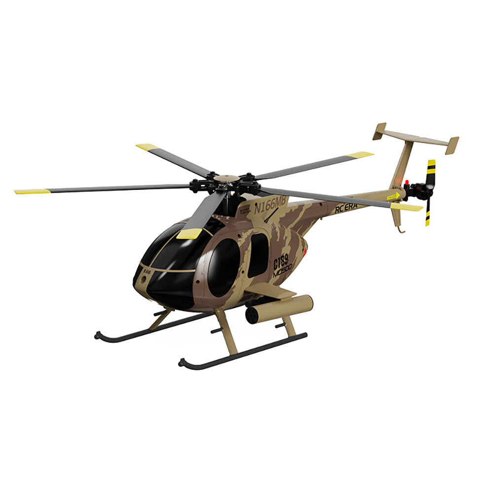 RC ERA C189 MD500 2.4G 4CH 1:28 UAV Altitude Hold Single Blade Flybarless RC Helicopter RTF - Makerfire