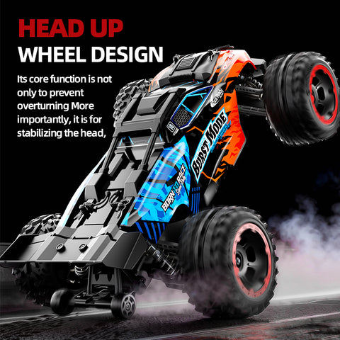 SCY 10101 1/10 Scale 4WD RC Monster Truck – 2,4 GHz-es, nagy sebességű, terepjáró RTR autó (csiszolt motor)