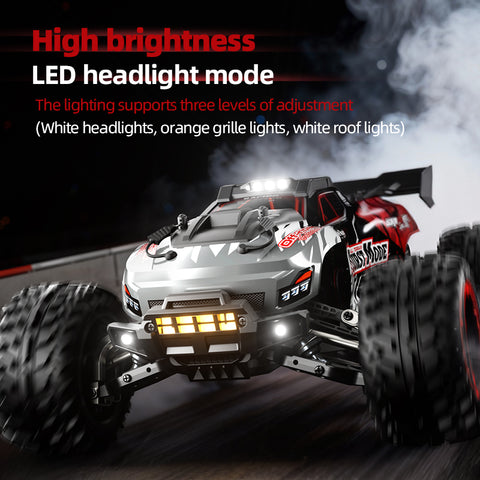 SCY 10101 1/10 Scale 4WD RC Monster Truck – 2,4 GHz-es, nagy sebességű, terepjáró RTR autó (csiszolt motor)