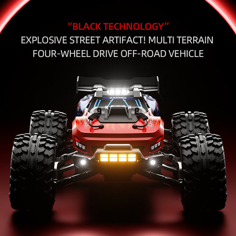 SCY 10101 1/10 Scale 4WD RC Monster Truck – 2,4 GHz-es, nagy sebességű, terepjáró RTR autó (csiszolt motor)