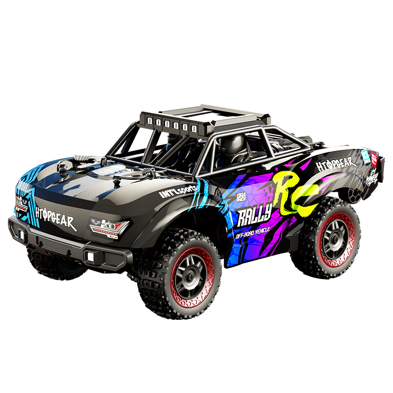 Scy 1/18 Camión monstruo 4WD RC 4WD (tarjeta corta)-All-Terrrain, LED LED de alta velocidad, All-Terrrain