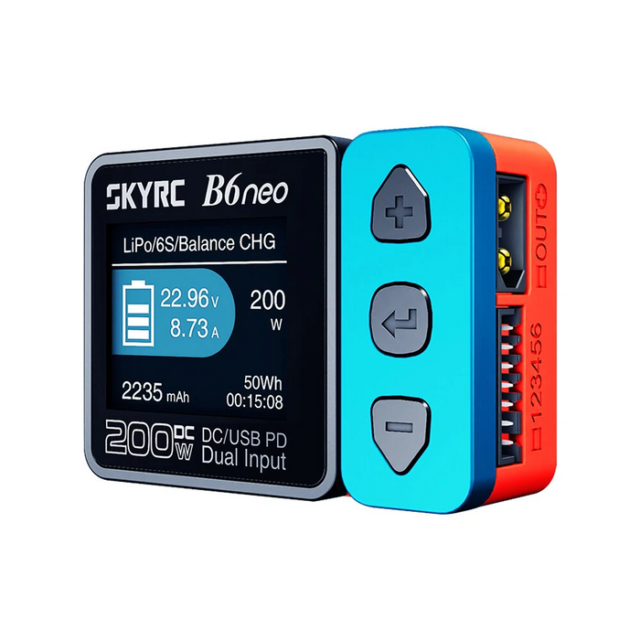 SKYRC B6 B6neo Smart Charger DC 200W PD 80W LiPo Battery Balance Charger Discharger - Makerfire