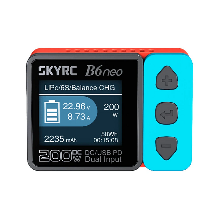 SKYRC B6 B6neo Smart Charger DC 200W PD 80W LiPo Battery Balance Charger Discharger - Makerfire