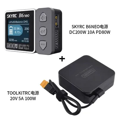 SKYRC B6 B6neo Smart Charger DC 200W PD 80W LiPo Battery Balance Charger Discharger - Makerfire