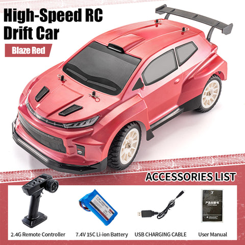 SY 1204 1/12 2.4G 4WD Drift Rally RC Car with Gyroscope & LED Lights – Full Scale