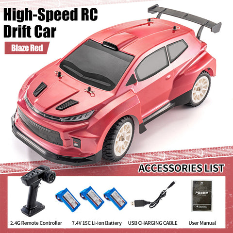 SY 1204 1/12 2.4G 4WD Drift Rally RC Car with Gyroscope & LED Lights – Full Scale