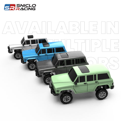Sniclo Atom 3015 FPV RC Crawler - 1:64 Scale Micro Off - Road Desktop Car