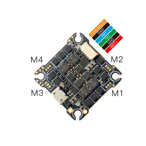 Super F405HD ELRS 3-in-1 AIO Flight Controller – Built-in UART 2.4G ELRS & 20A ESC for HD Whoops (25.5×25.5mm)