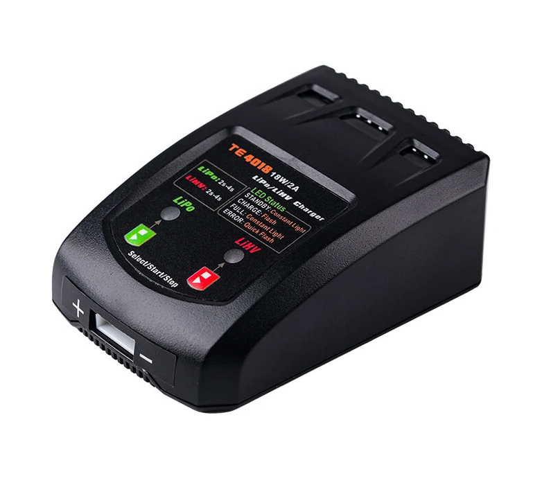 TENRC TE4018 18W 2A Balance Charger for 2S 3S 4S Lipo LiHV Battery - Makerfire